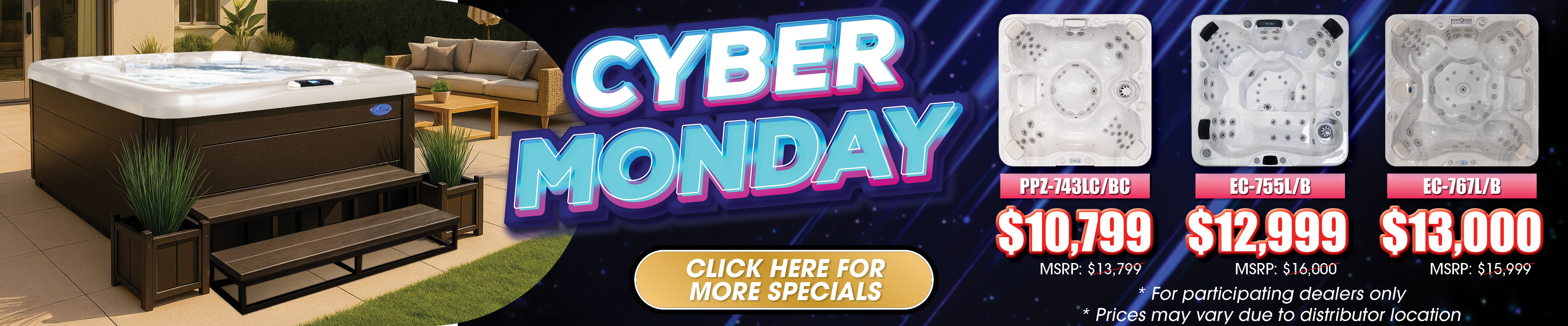 Calspas hot tub being used in a family setting - Chatham