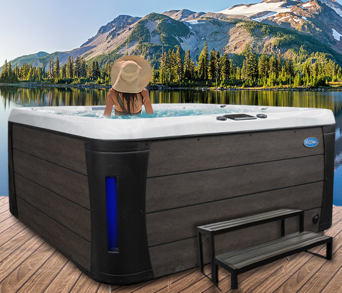 Calspas hot tub being used in a family setting - hot tubs spas for sale Chatham